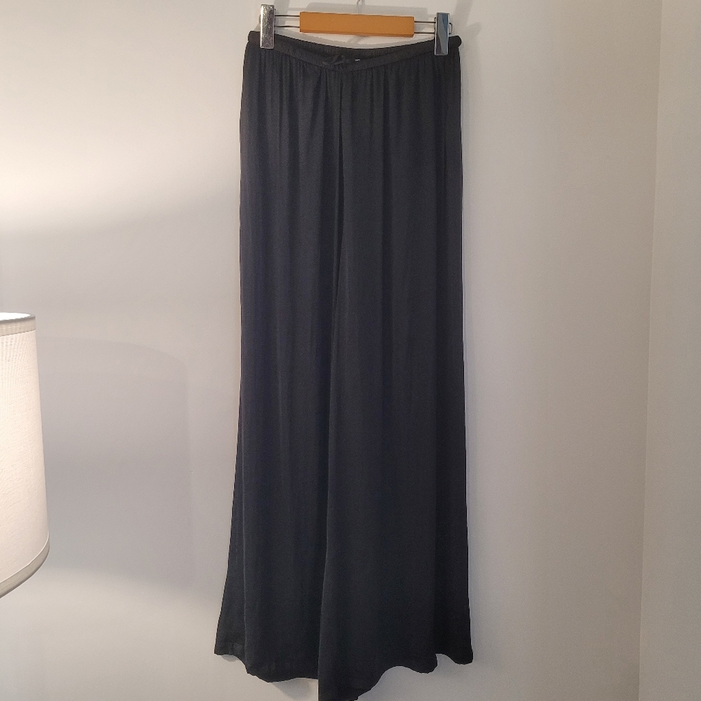 Zara Black Flowy Wide Leg Pants